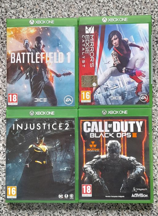 Conjunto de 4 jogos Xbox one