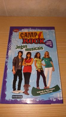 Livros Disney Camp Rock - Jogos Musicais, Diário do Rock e Blog da Cai