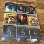 Sony PS3: Resident Evil, FEAR, Dead Space, Alien Isolation, Predator.