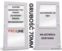 Drzwi PCV 100x210 inne wymiary oraz kolory