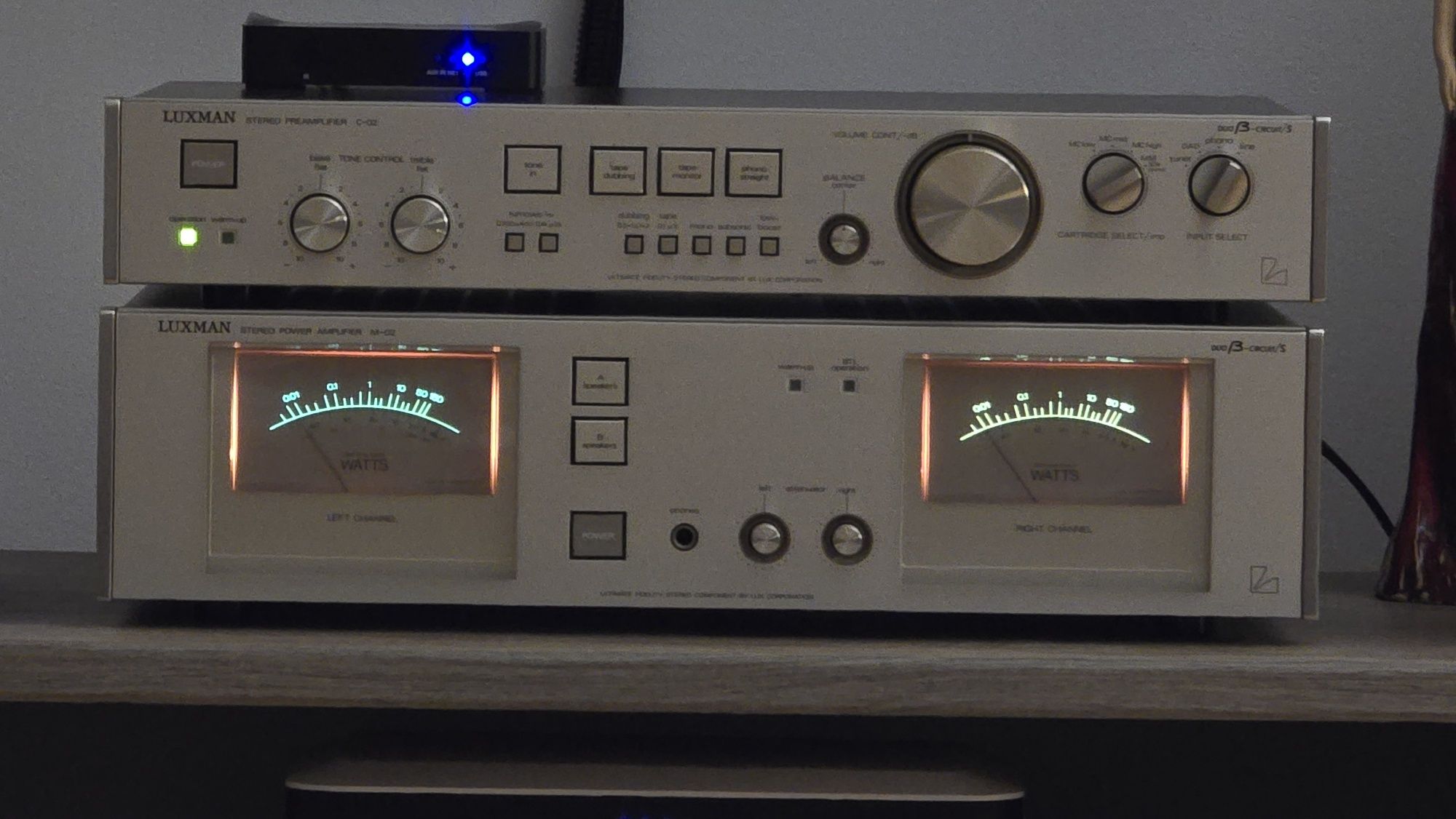 Zestaw Luxman M02 C02 T404L stan bardzo dobry !!!