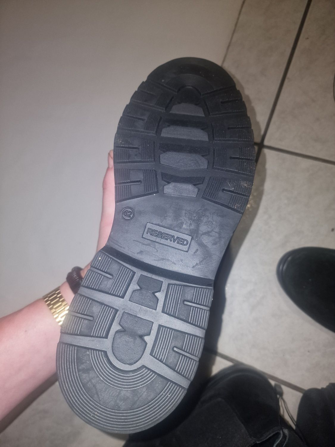 Buty Reserved botki sztyblety skóra skórzane  roz,42 i 43 mokasyny