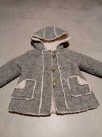 Kożuszek płaszczyk kurtka Zara 80