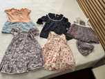 Lote vestidos menina 12 meses