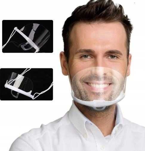 Innocare Przyłbice maseczki plastikowe osłony twarzy 10 sztuk