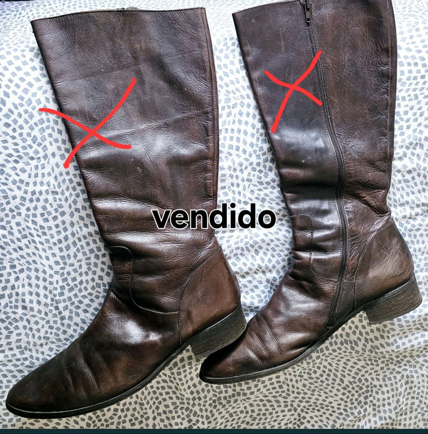 Botas em pele/couro genuino homem e mulher 35/36/39/44