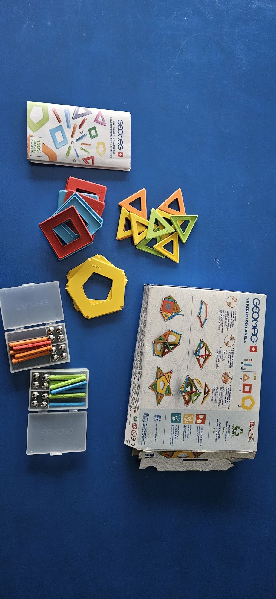Geomag klocki magnetyczne 52 elementy