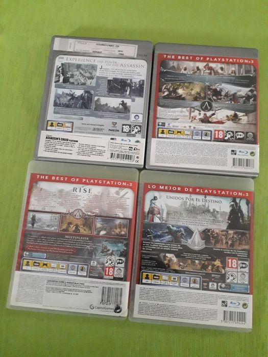 Jogos PS3 - Assassin's Creed coleção ( 4 JOGOS)