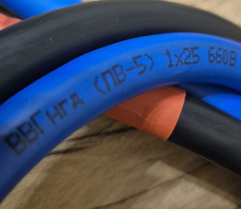 Комплект кабелів перемички ПВ-3, ПВ-5 25мм2, 35 мм2 для акумулятора /