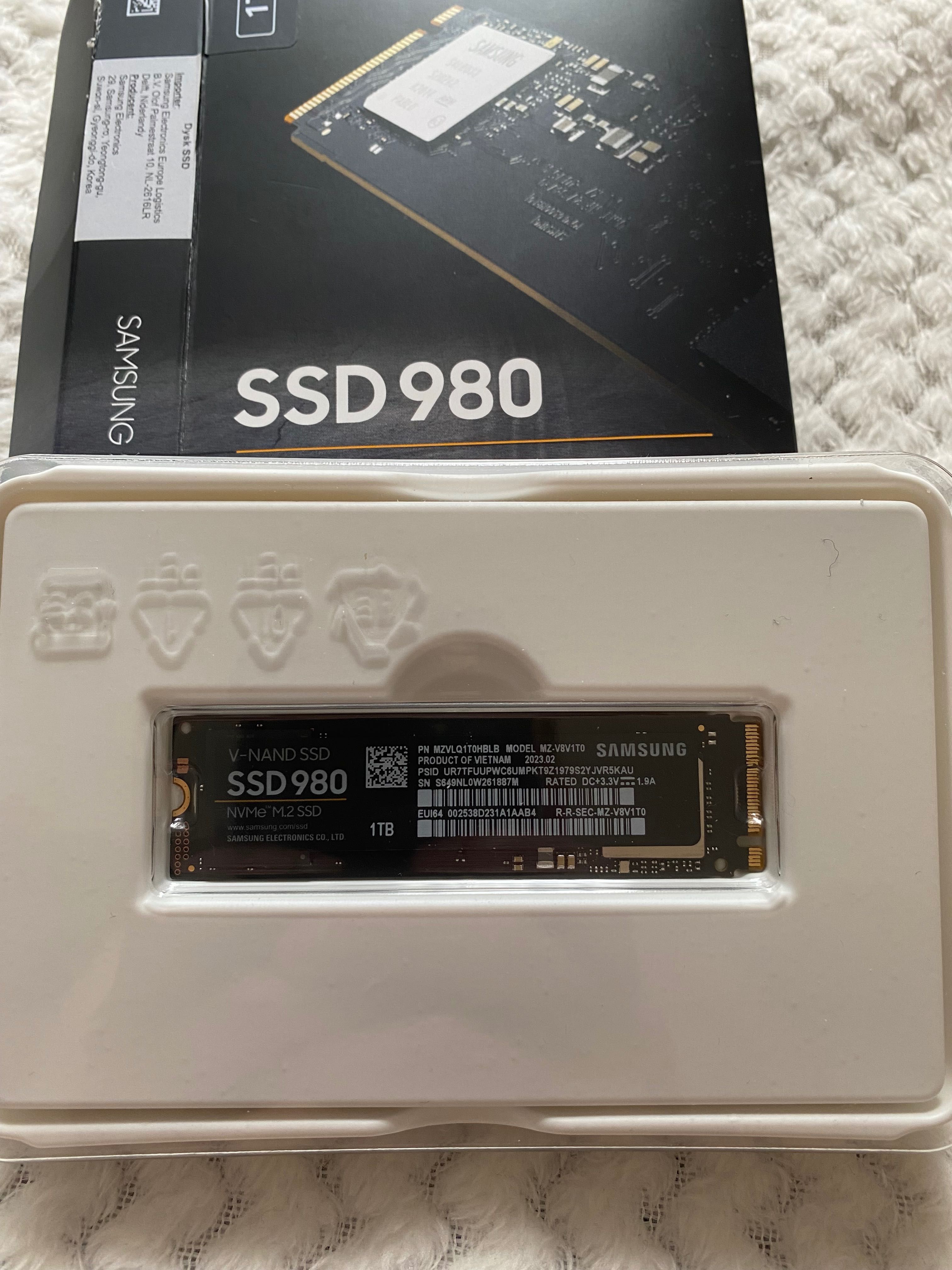 Nowy Ssd m2 1tb Samsung 980