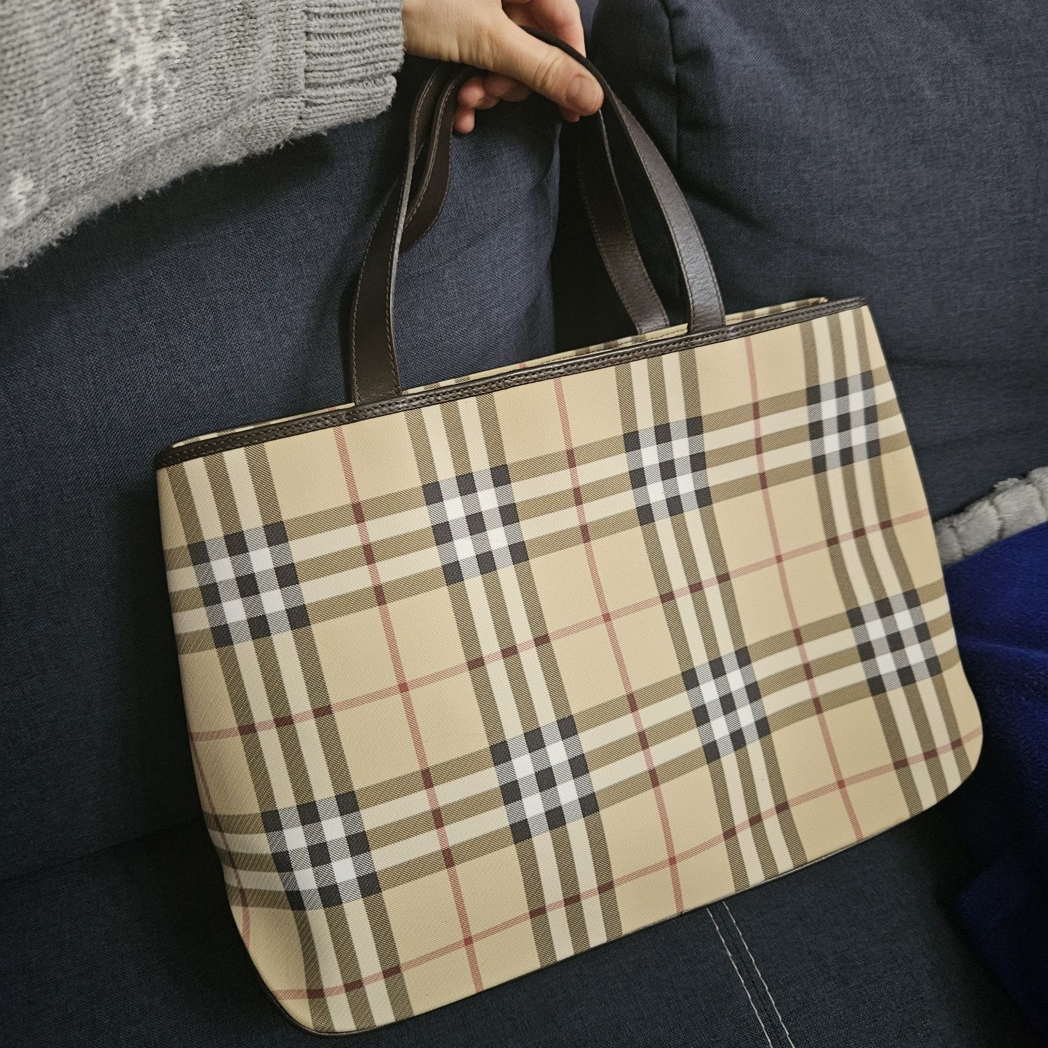 Torba aktówka Burberry jak nowa