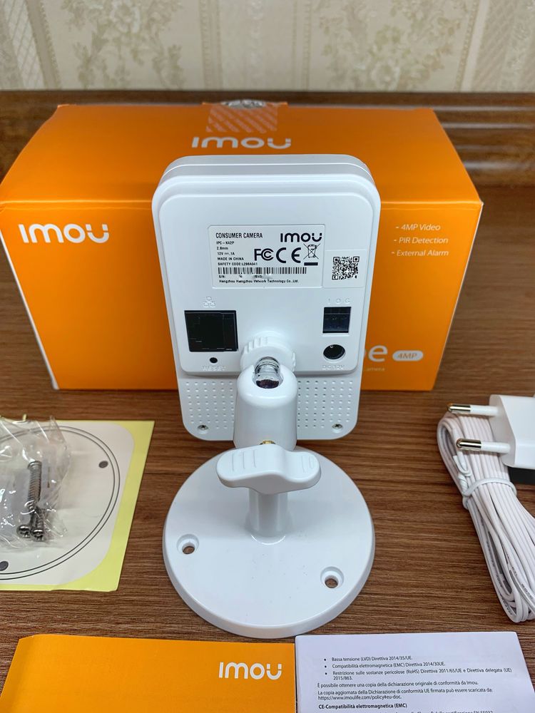 IP-камера Imou Cube IPC-K42P 4MP с Wi-Fi, ночной съемкой, детекцией