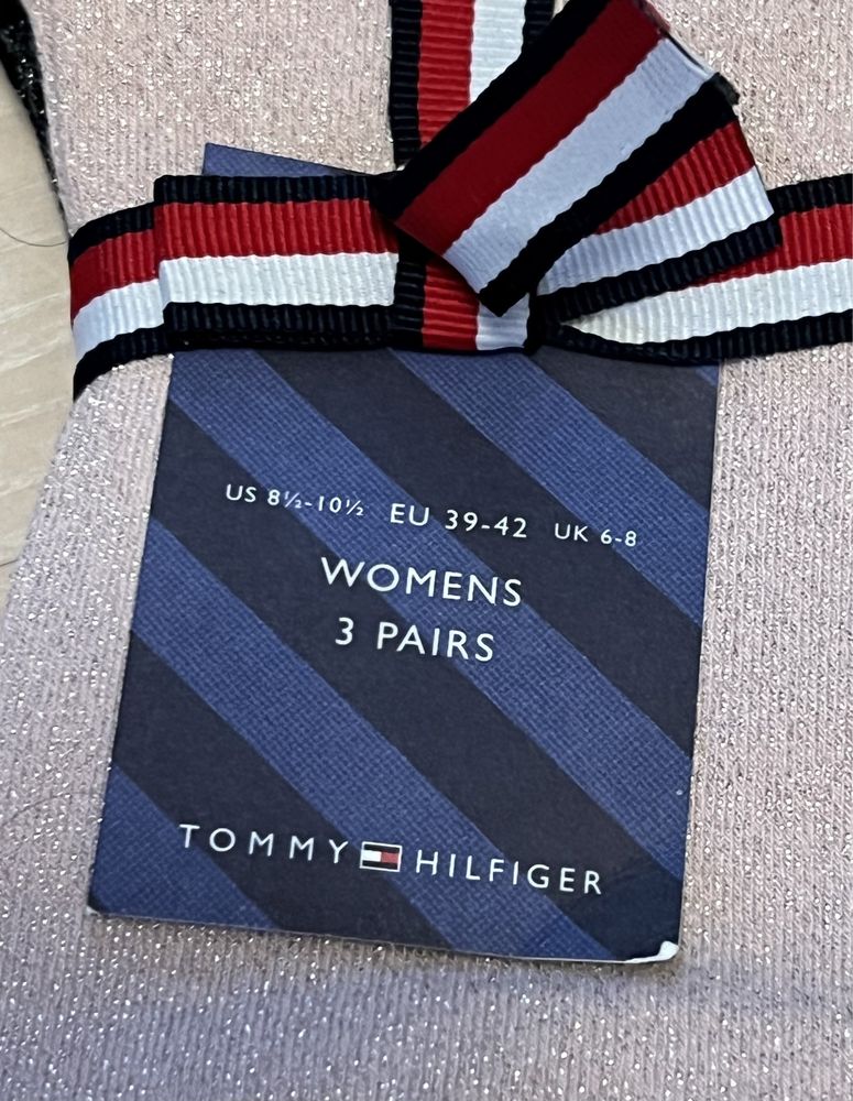 Damskie skarpetki Tommy Hilfiger, 3 pary.