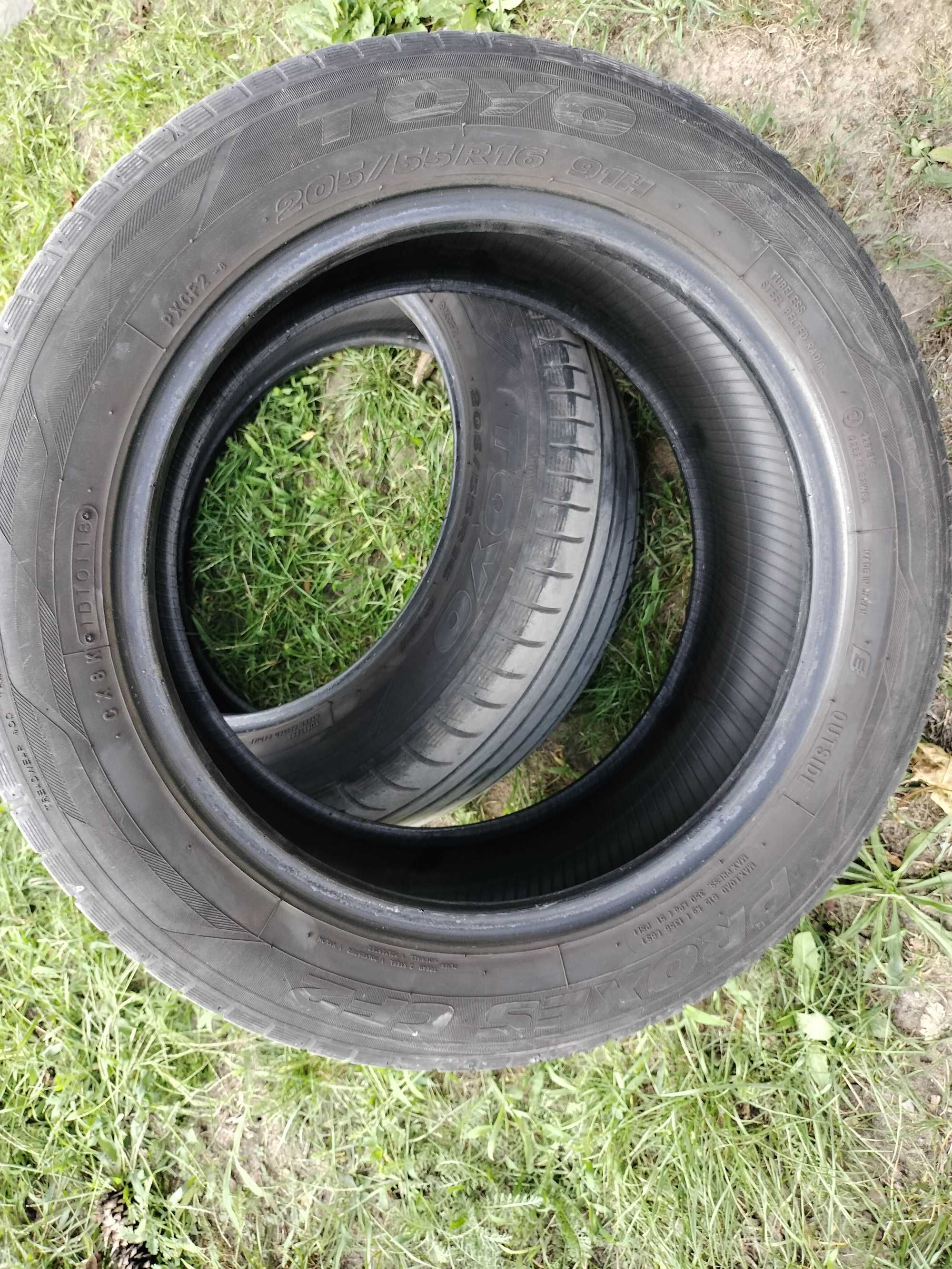 opony letnie używane 205/55r16