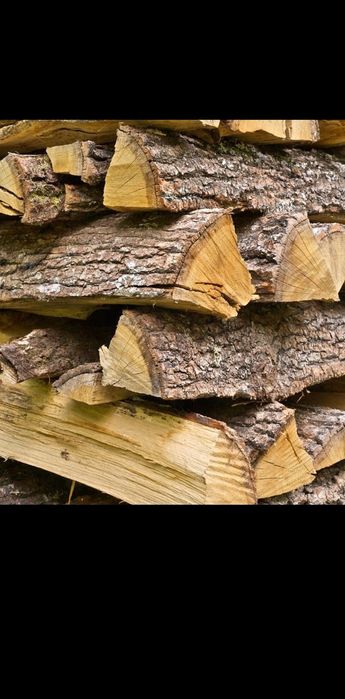 Drewno kominkowe BRZOZA Rąbane ROCZNE sezonowane UKLADANE