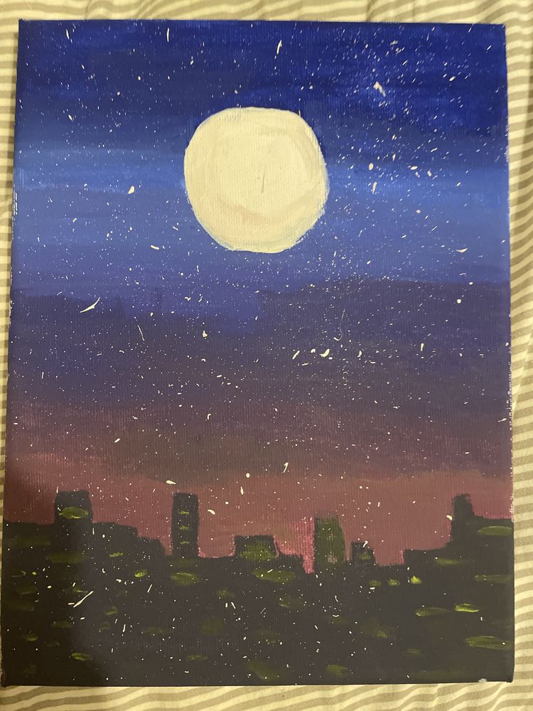 Pintura deita à mão