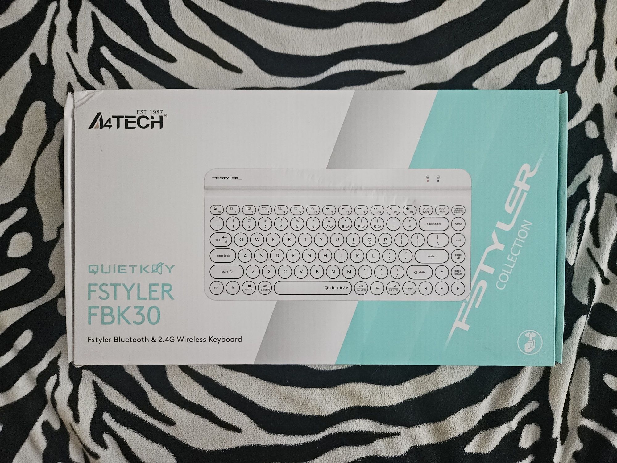 Klawiatura A4tech Fstyler FBK30 biała