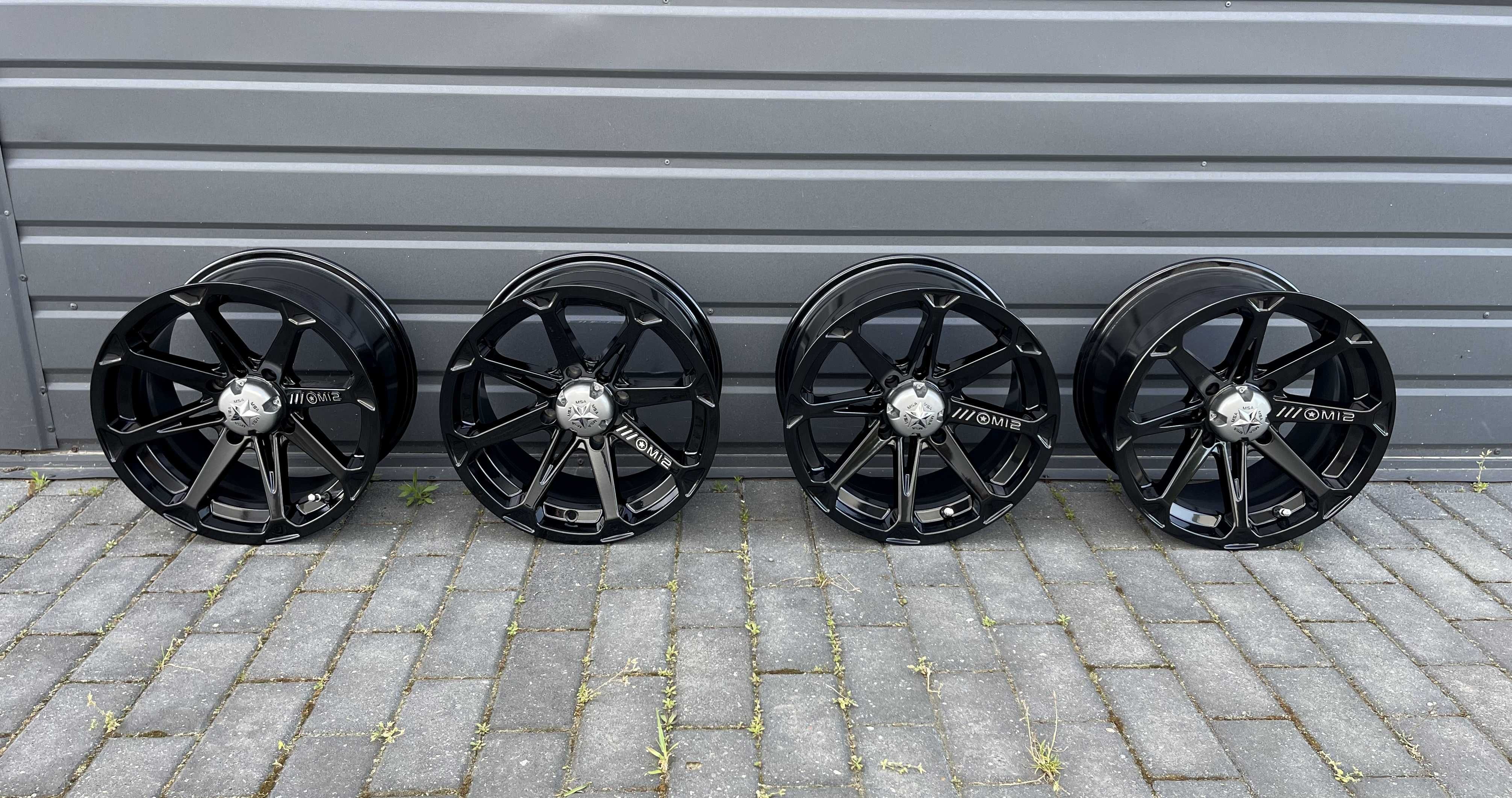 Komplet Felg Quad Diesel Utility M12 MSA Wheels 14 X 7 UTV 4 x 110