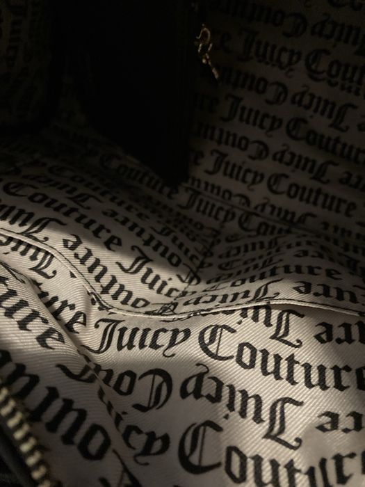 Torebka różowa pudrowa welurowa juicy couture