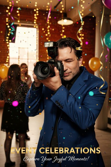 ФОТОГРАФ на день народження, корпоротив, ювілей.