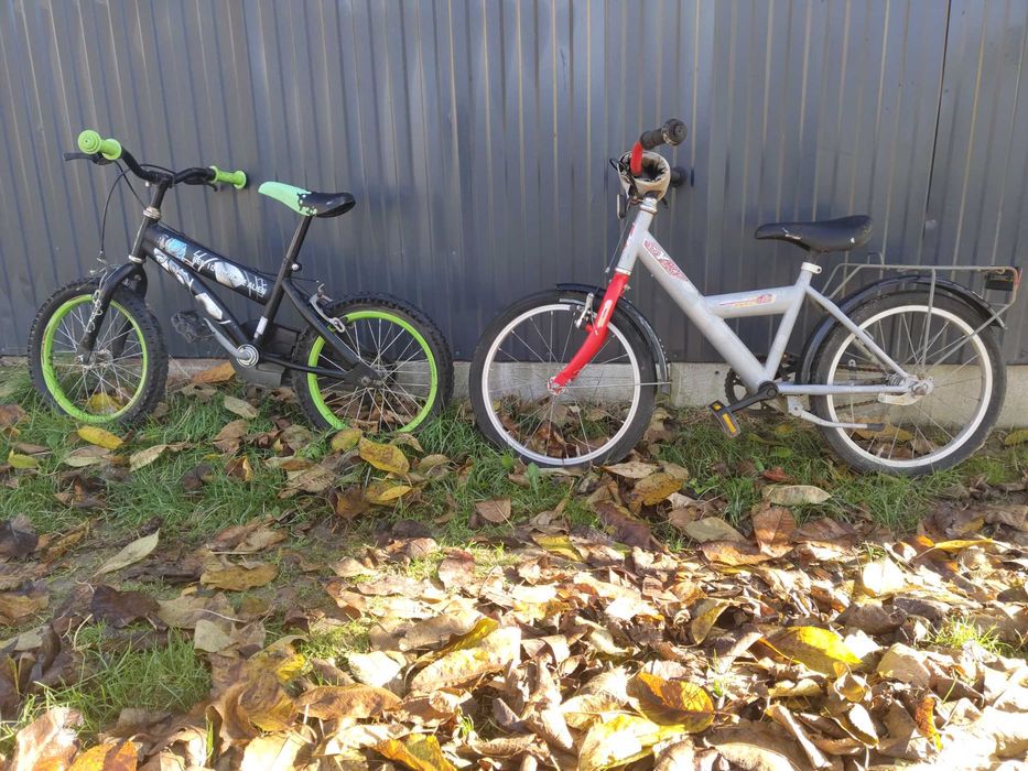 Dwa rowerki dziecięce