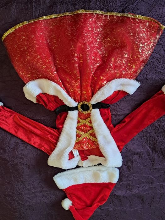 Карнавальний костюм дівчинка Ельф або Помічниця Санти р.104