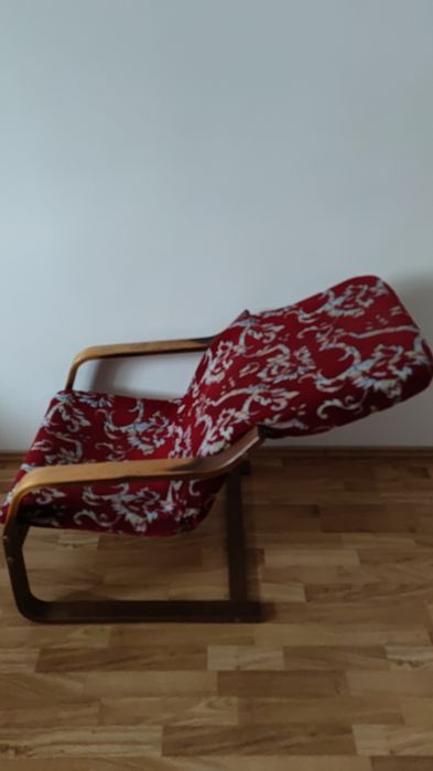 Fotel na płozach lekko bujany, Leniuch, uszkodzony