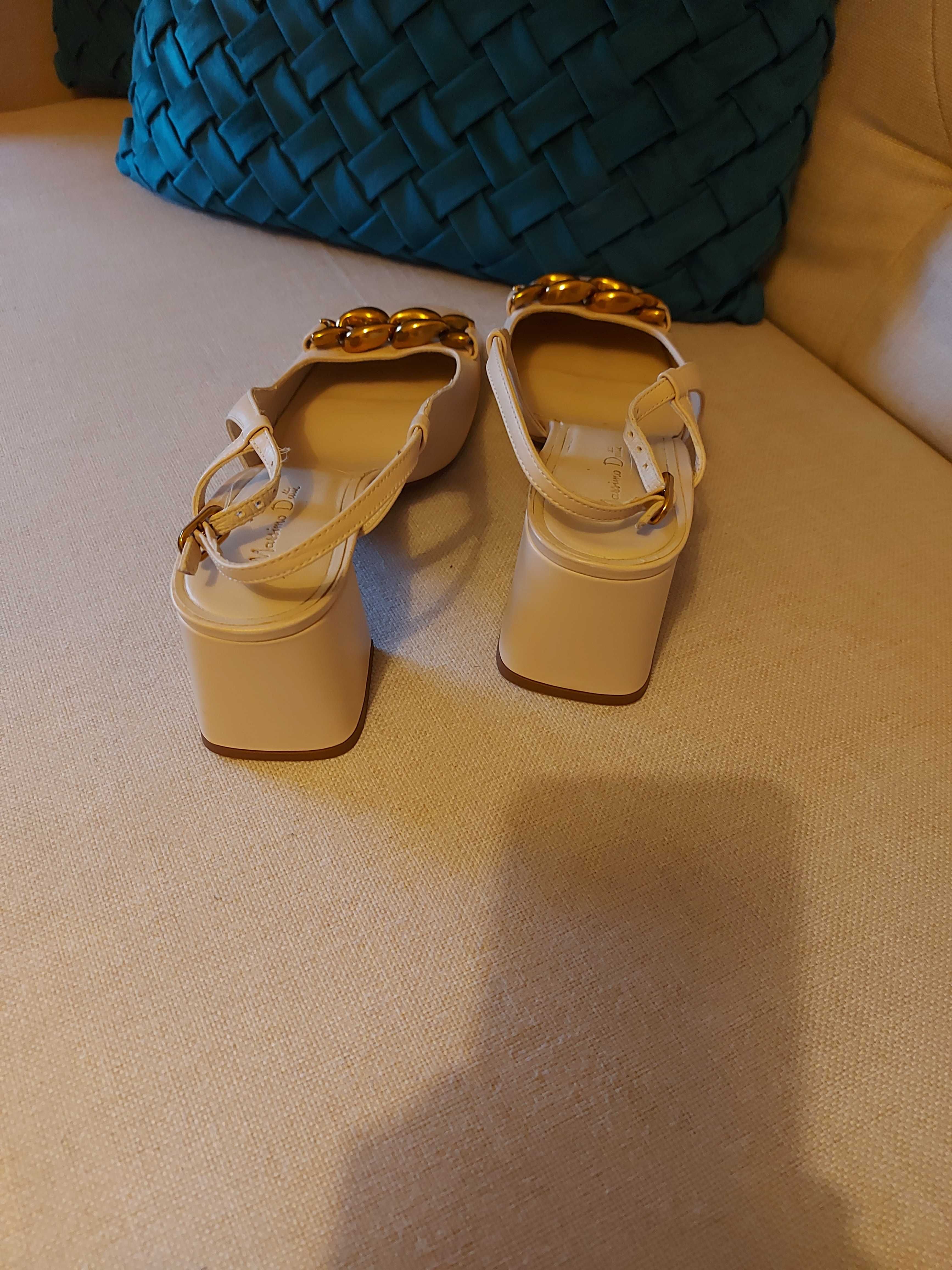 Sapatos pele Massimo Dutti