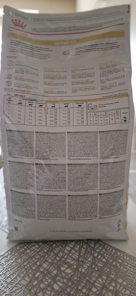 Karma Royal Canin urinary s/o 3,5kg.