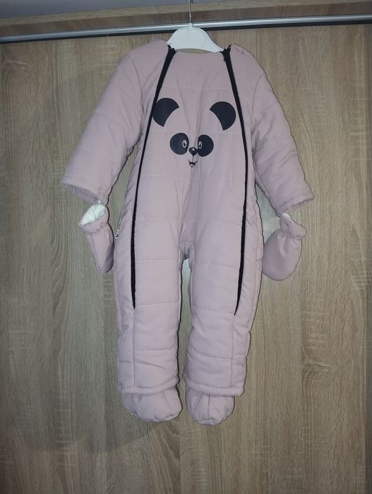 Продам зимовий комбінезон для дівчинки 74 р