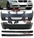 Zderzak przód i tył + halogeny + progi BMW 3 E90 05-09 MPakiet PDC SWR