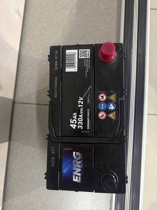 Акумулятор ENRG CLASSIC 45Ah 330A R+