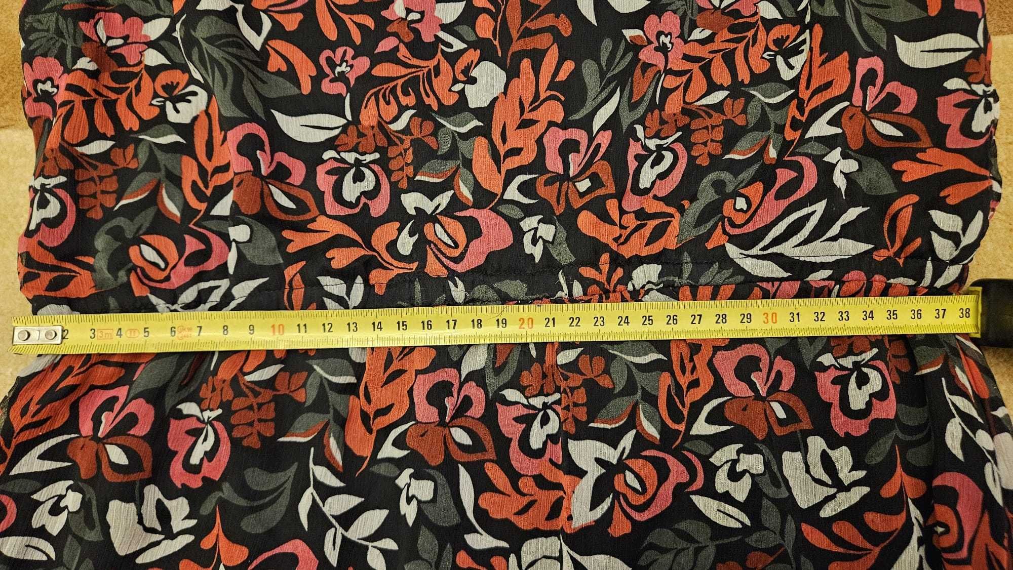 Sukienka maxi w kwiaty, rozmiar 40, Top Secret