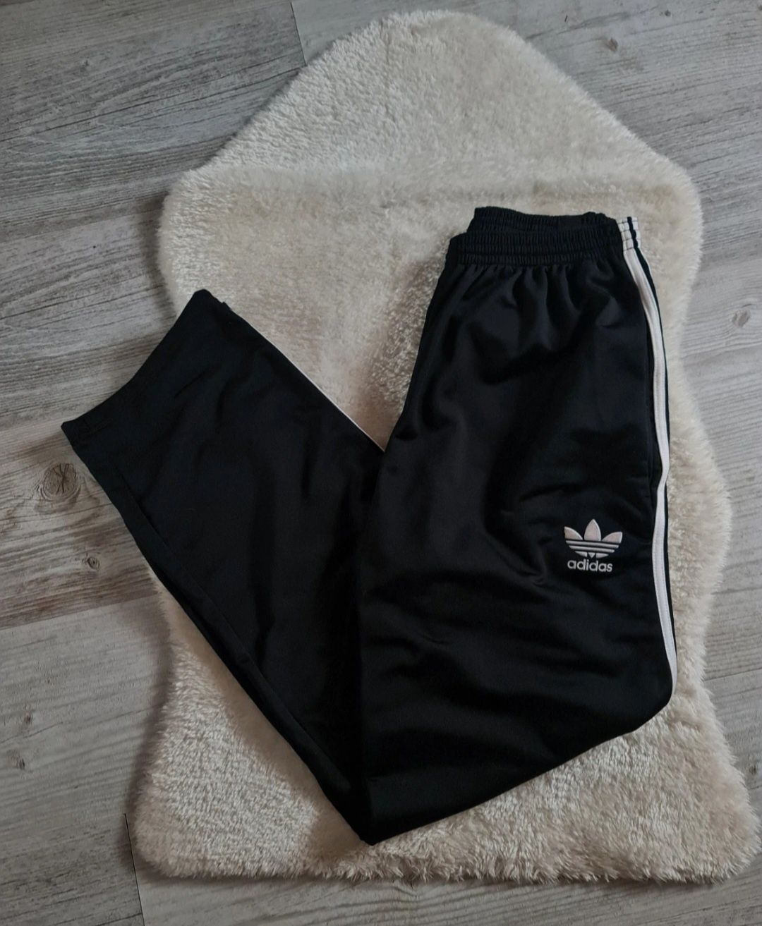 Spodnie dresowe Dres , Dresy Adidas Rozmiar M Vintage 90s Czarne