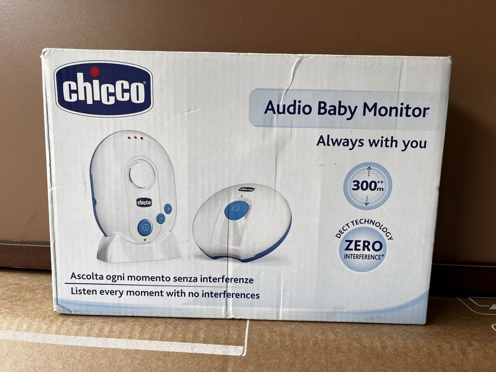 Chicco áudio baby monitor