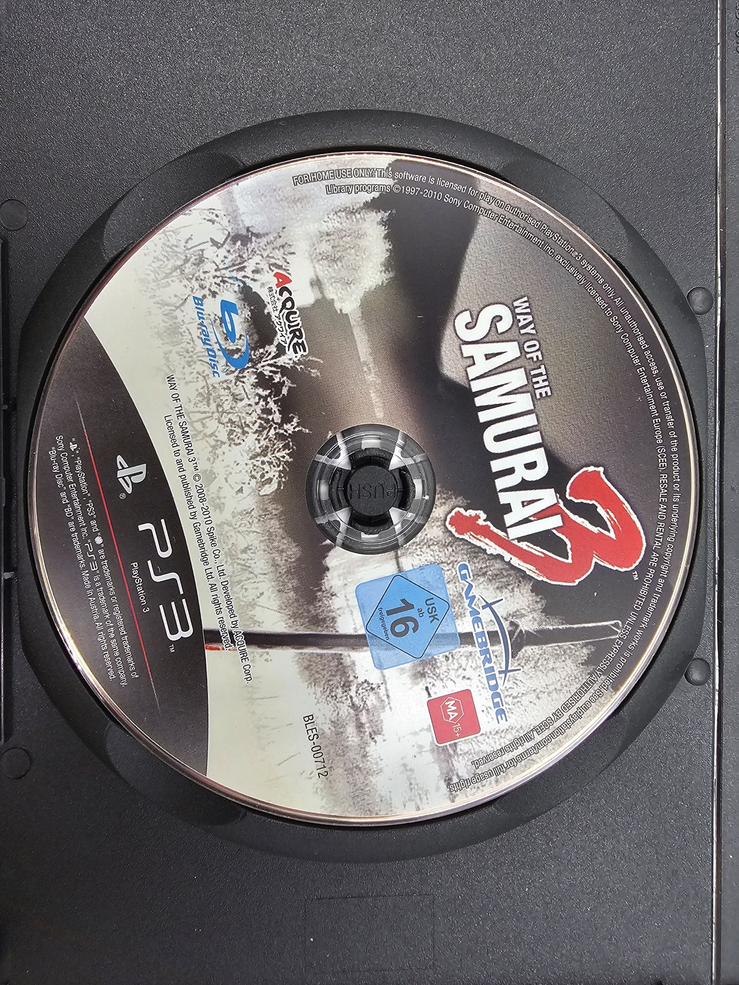 Way of the samurai 3 ps3 PlayStation 3 unikat