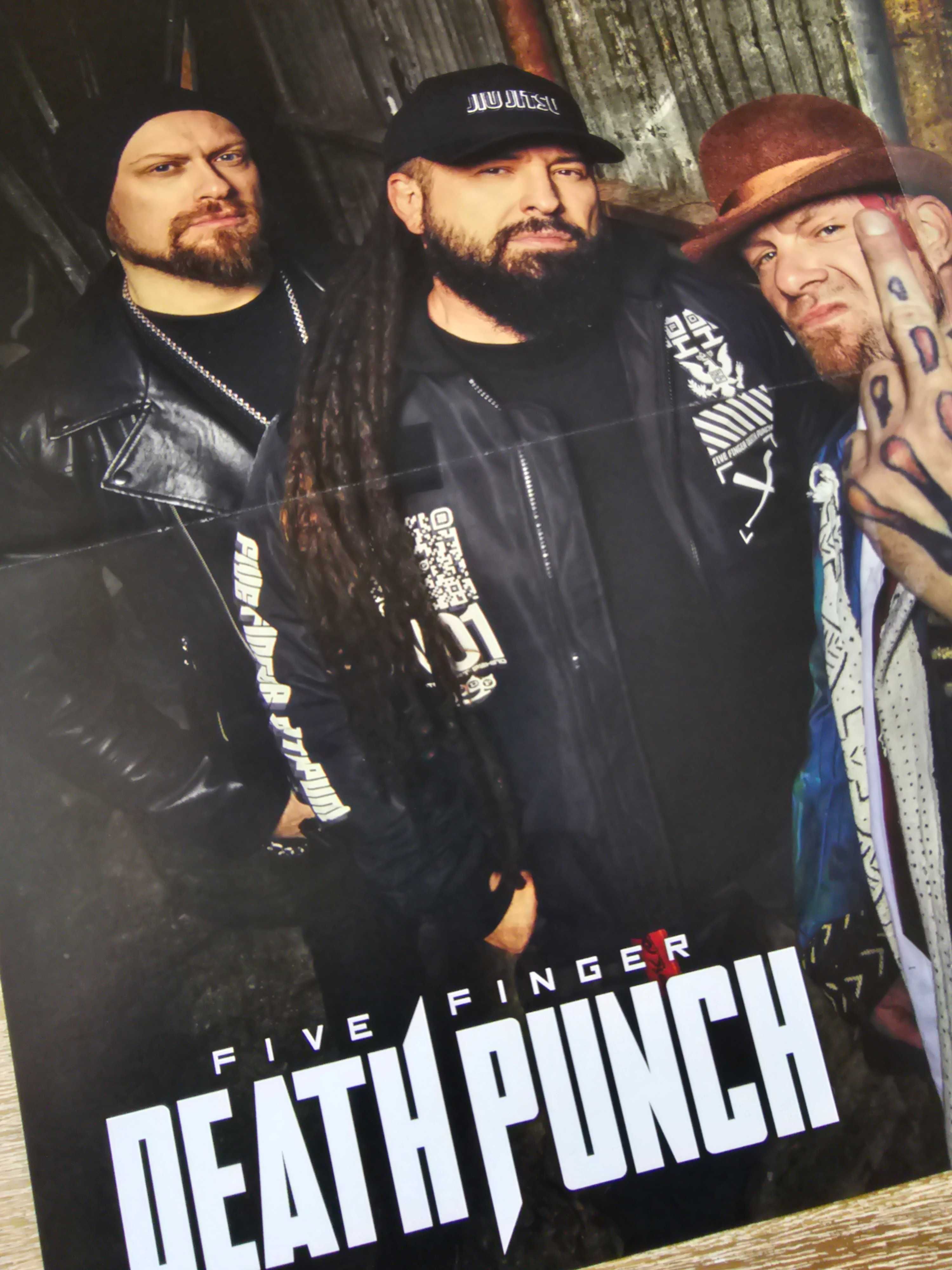 Five Finger Death Punch - Duży plakat z 2024 r. - Format A2 - NOWY!