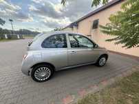 Nissan micra srebrny