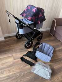 Bugaboo fox 2 в 1 люлька + прогулка, відмінний стан