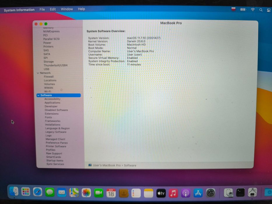 MacBook Pro Lato 2013, 8 GB RAM, 128 GB SSD