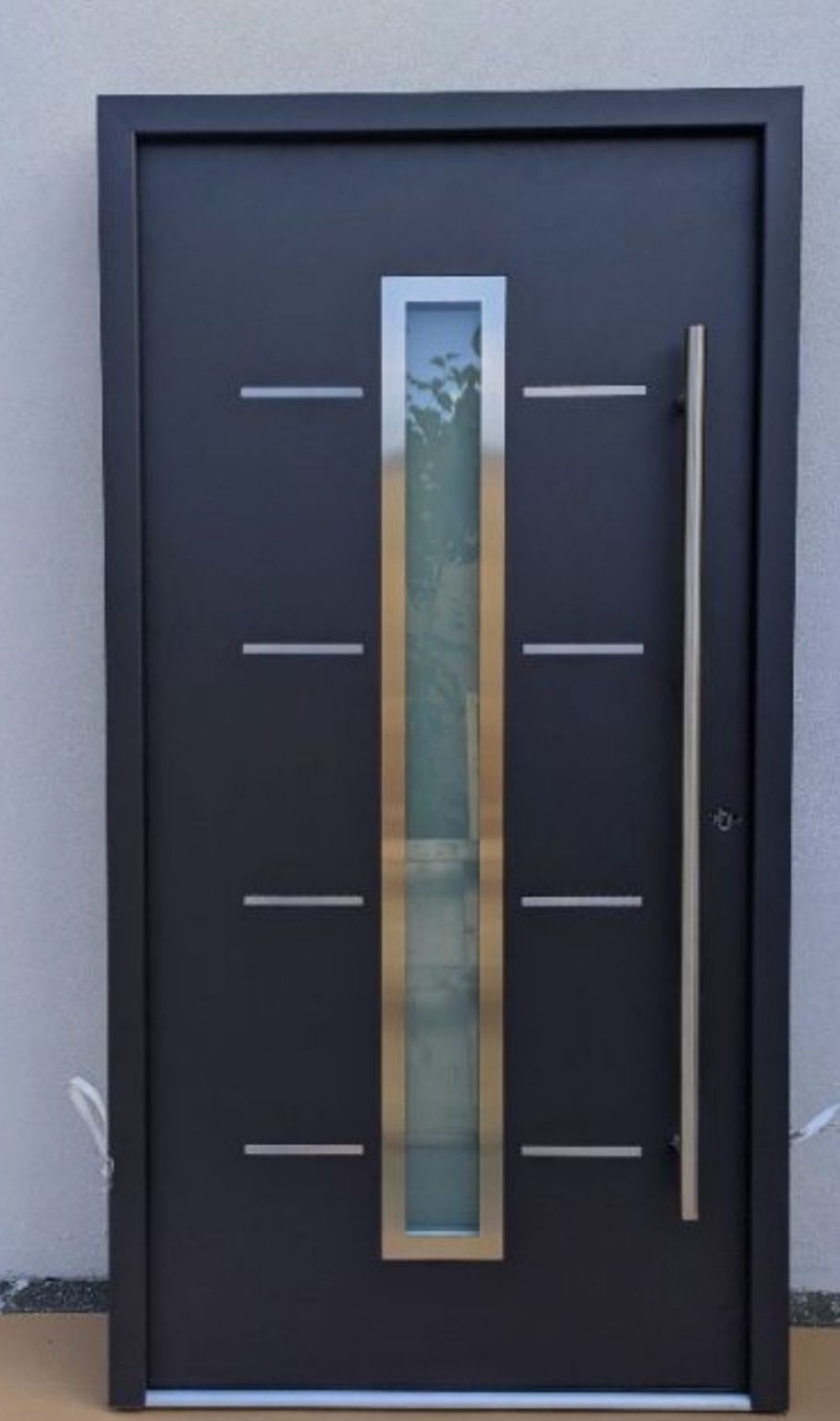 Drzwi stalowe zewnętrzne Ciepła ościeżnica aluminiowa