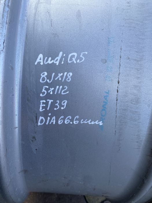 Легкосплавні диски 8JxR18 5x112 ET39 AUDI