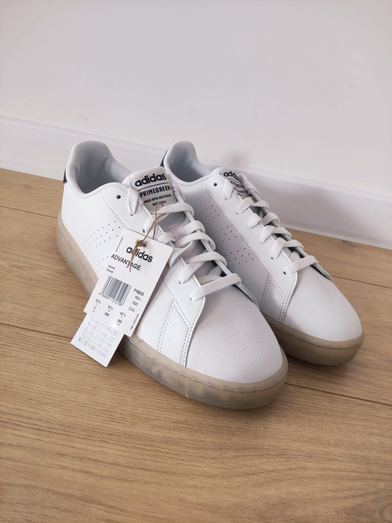Adidas Advantage FY6033 Białe 45⅓ Nowe Meskie