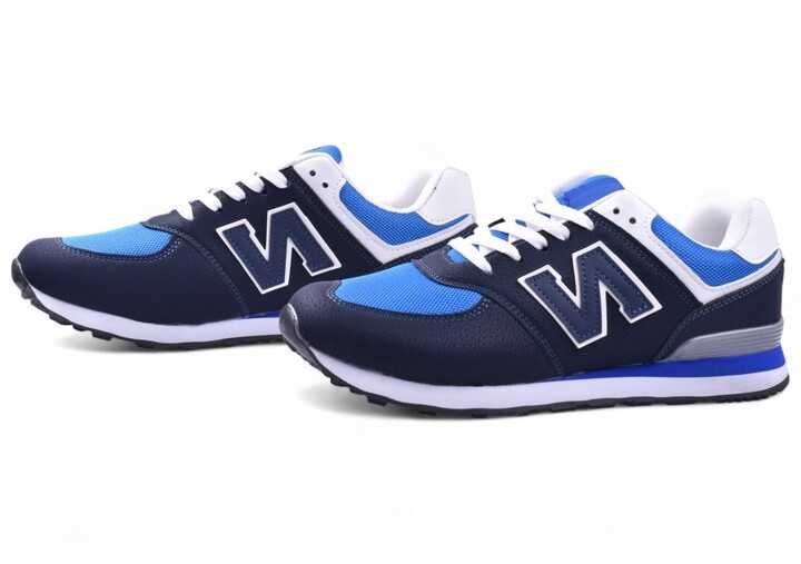 Buty Męskie Adidasy Sportowe Sneakersy Z Balance siatka blue M6-3 r.45
