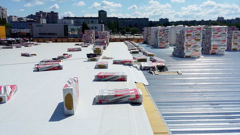 Ремонт Улаштування покрівель з ПВХ ТПО мембран