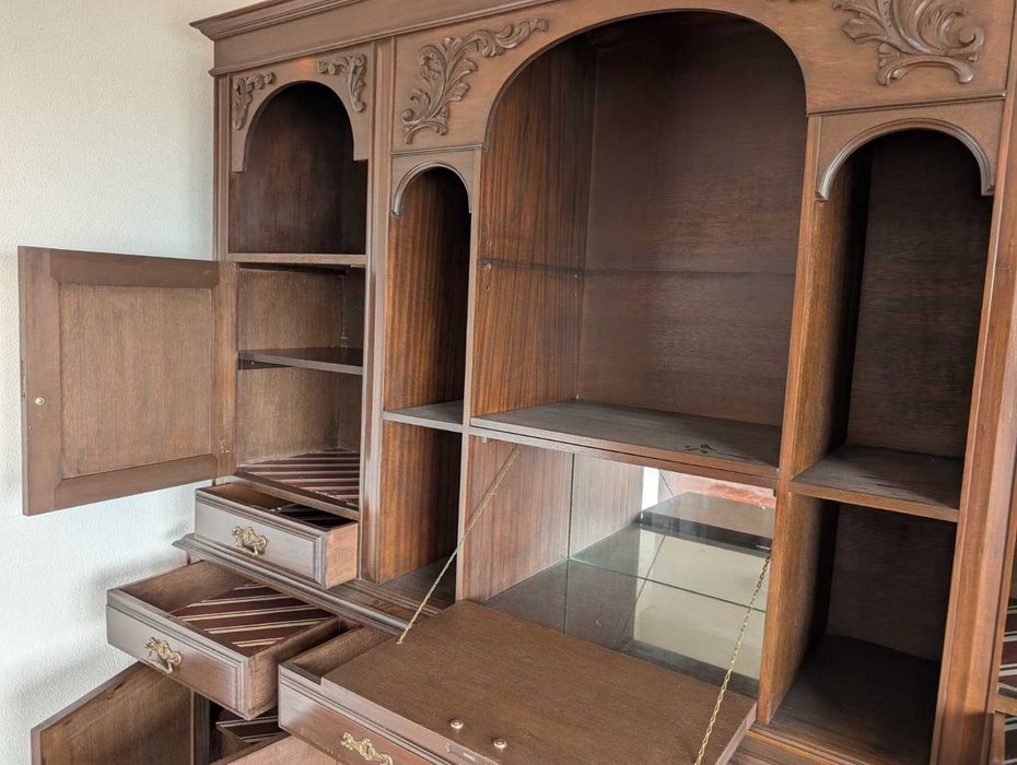 Móvel sala madeira maciça