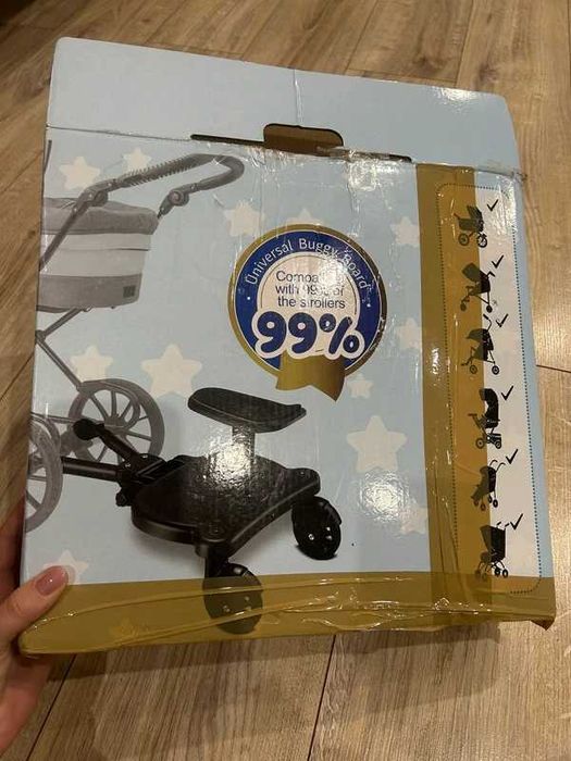 Kiddy Board Dostawka Wózka Z Siedziskiem Uniwersalna Dla Dzieci 50kg