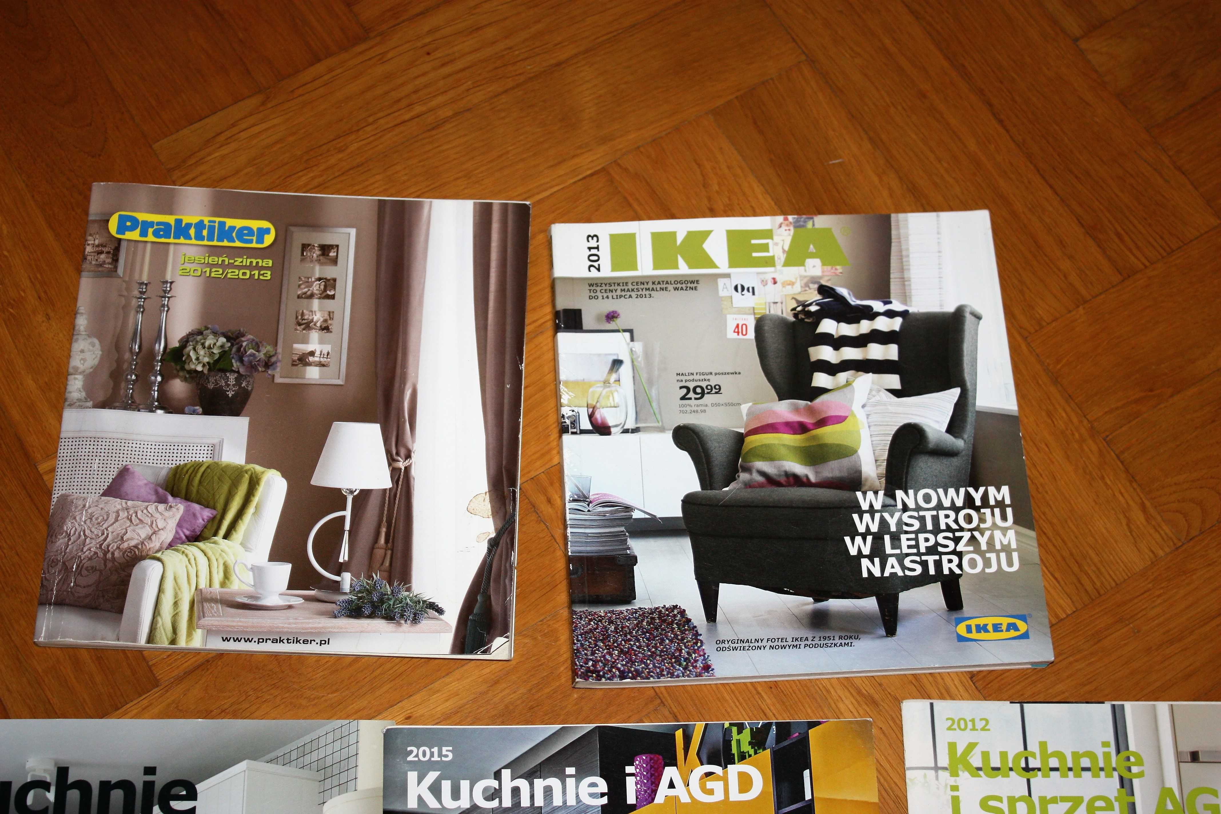 IKEA + inne - stare foldery wnętrzarskie 18 szt.
