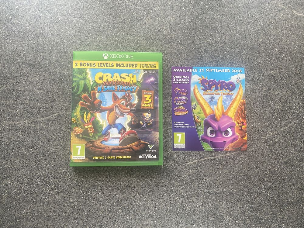 Gra Crash Bandicoot N. Sane Trilogy Na Xbox One/Series x.
