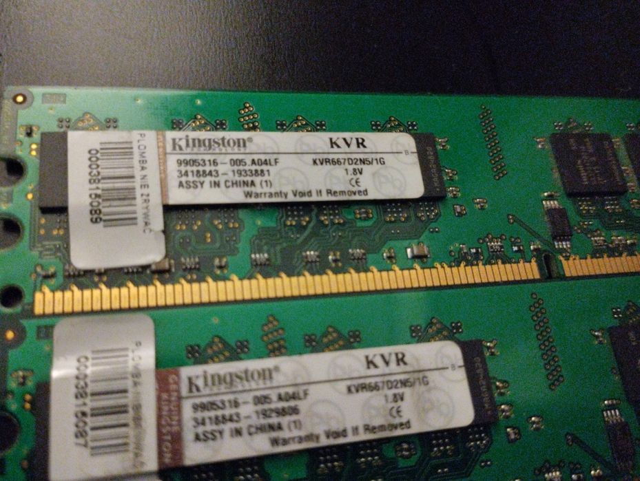 DDR pamięć 2 x 1gb